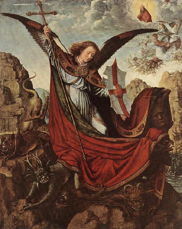 DAVID, Gerard Altarpiece of St Michael dfg china oil painting image